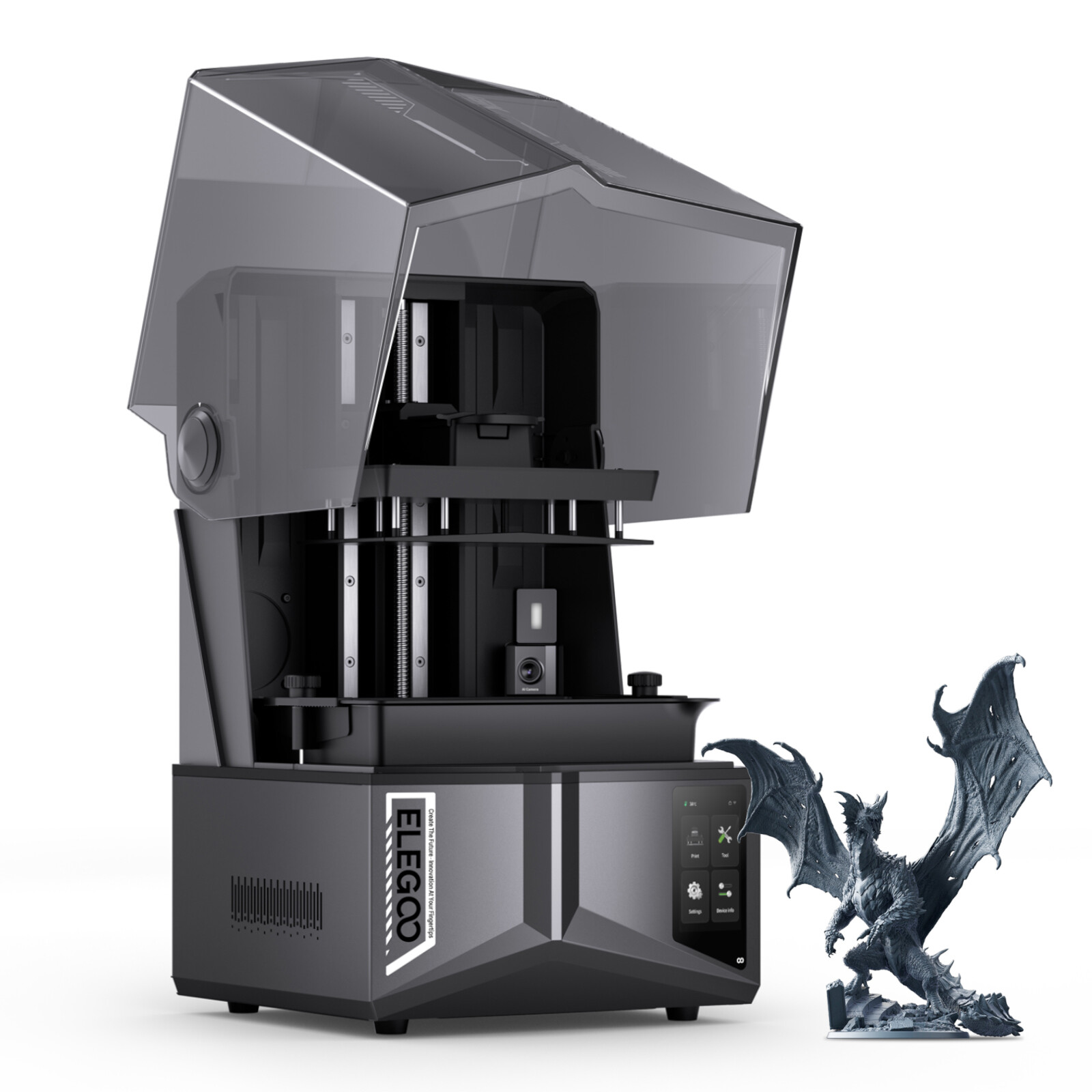 ELEGOO Saturn 4 Ultra 16K Resin LCD 3D Printer Smart Tank+Mercury Plus V3.0