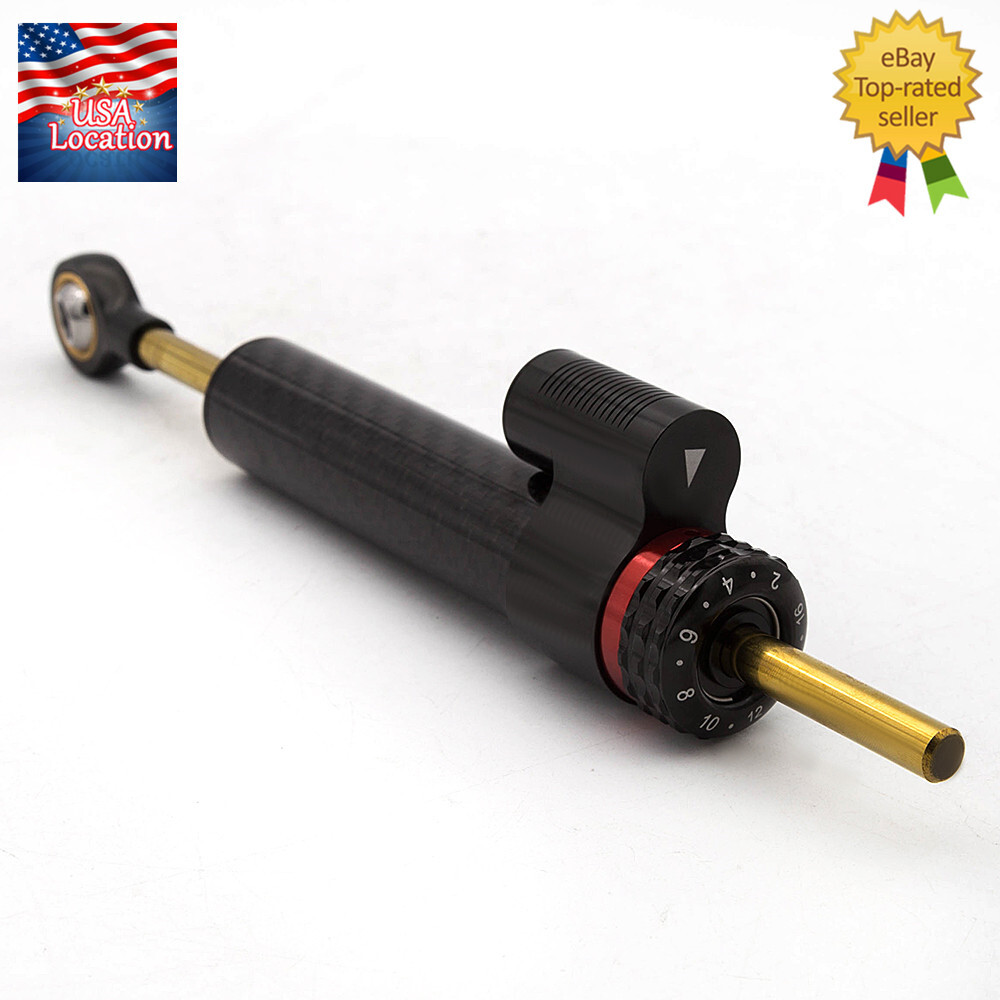 For YZF R6 2006-2020 Carbon Fiber Steering Damper Bracket Mount Kit Stabilizer