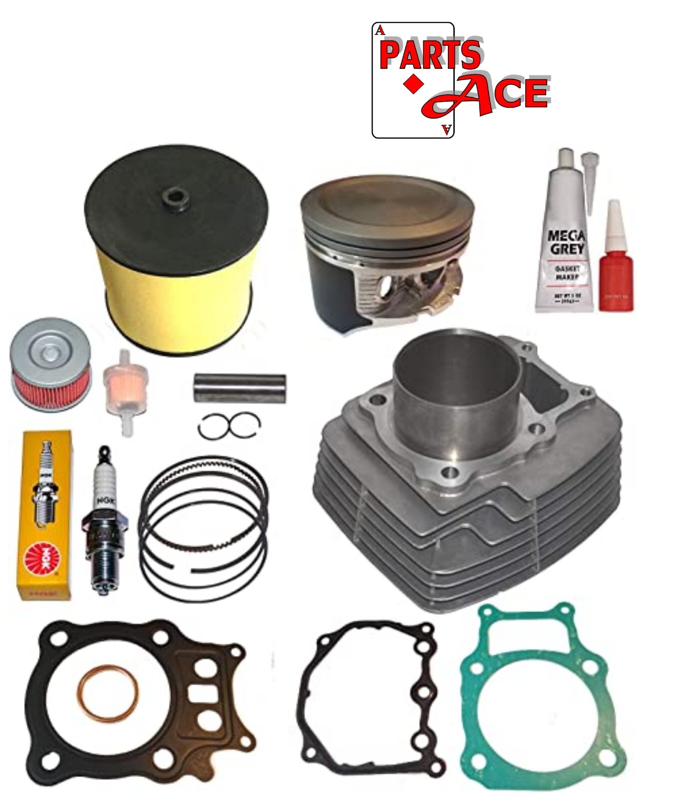 Honda Rancher Trx350 TRX 350 Big Bore 355cc Cylinder Piston Kit Set 2000-2006