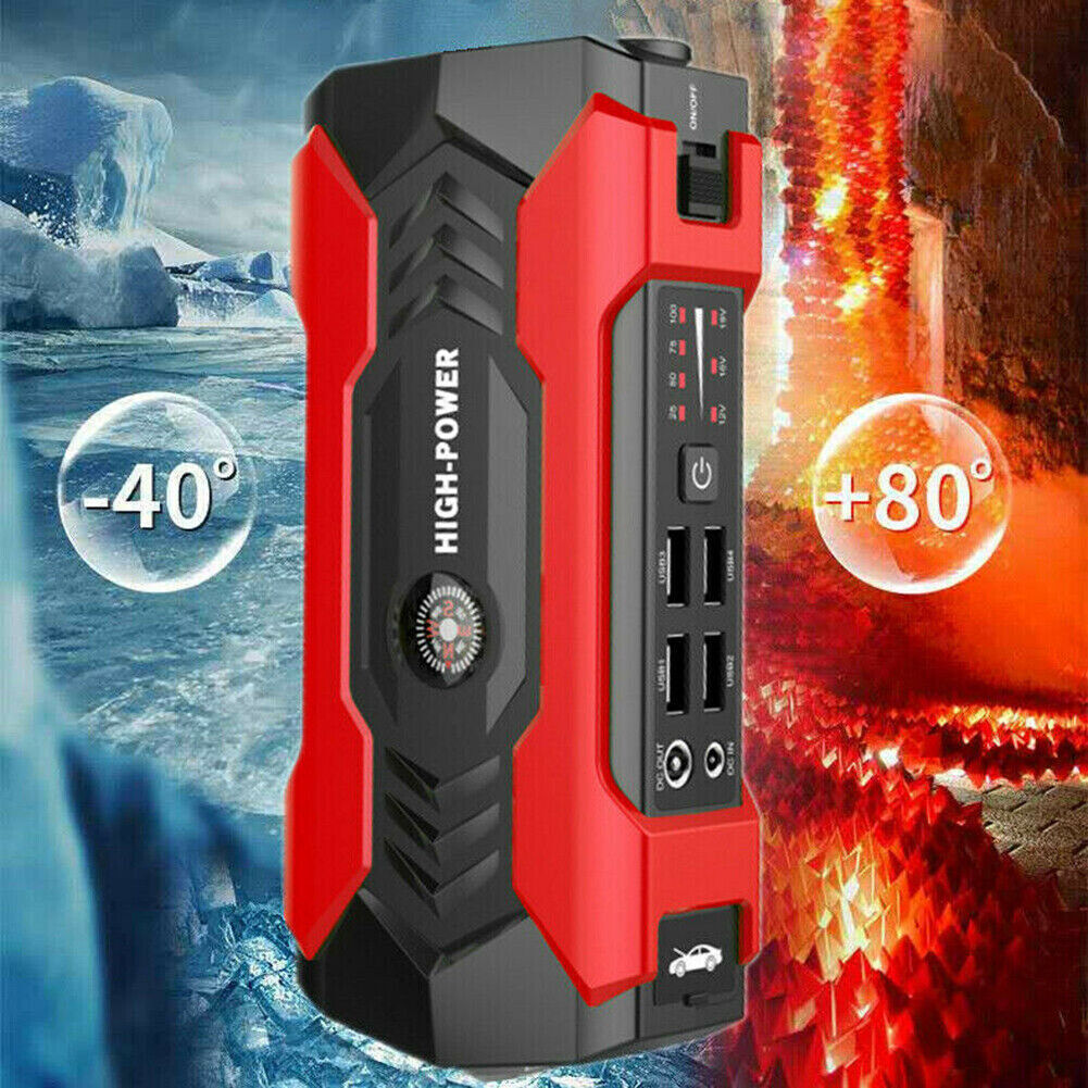 Car Jump Starter 100000mAh Booster Jumper Box Power Bank Battery Charger