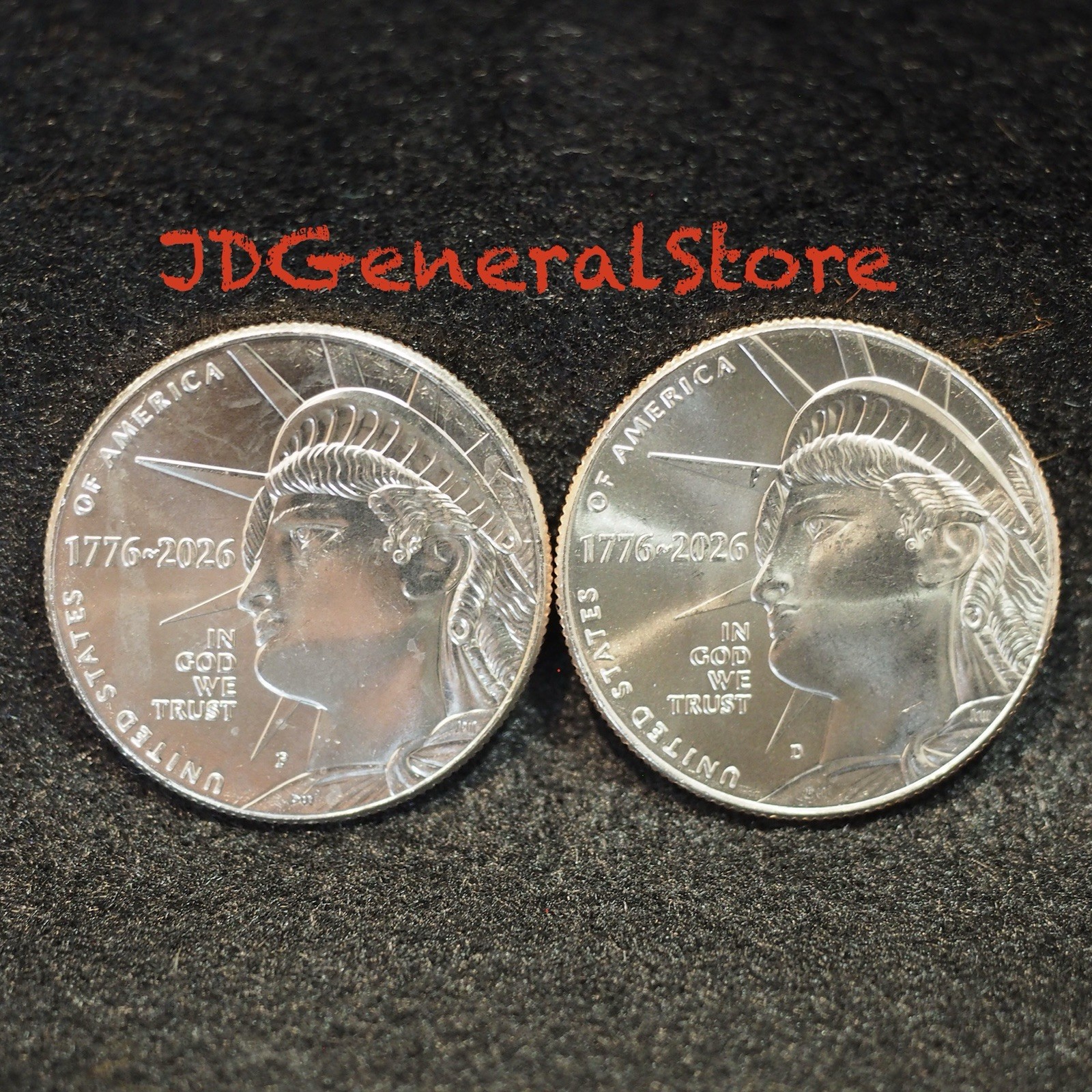 2026 P & D LIBERTY HALF DOLLAR Semi-Quincentennial (2 COINS) ⭐SHIPS FREE TODAY⭐