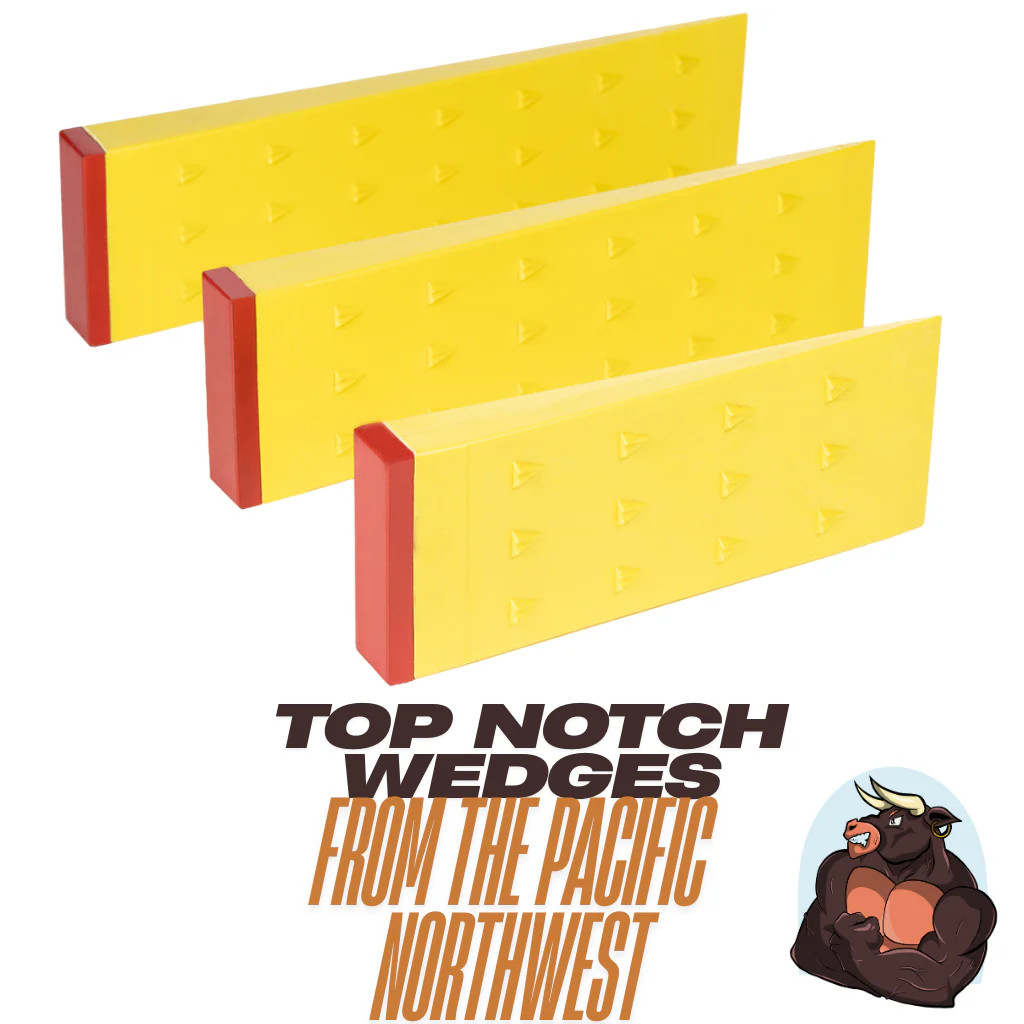 BEAVER STATE PLASTICS FELLING FORESTRY WEDGES -- MADE IN USA