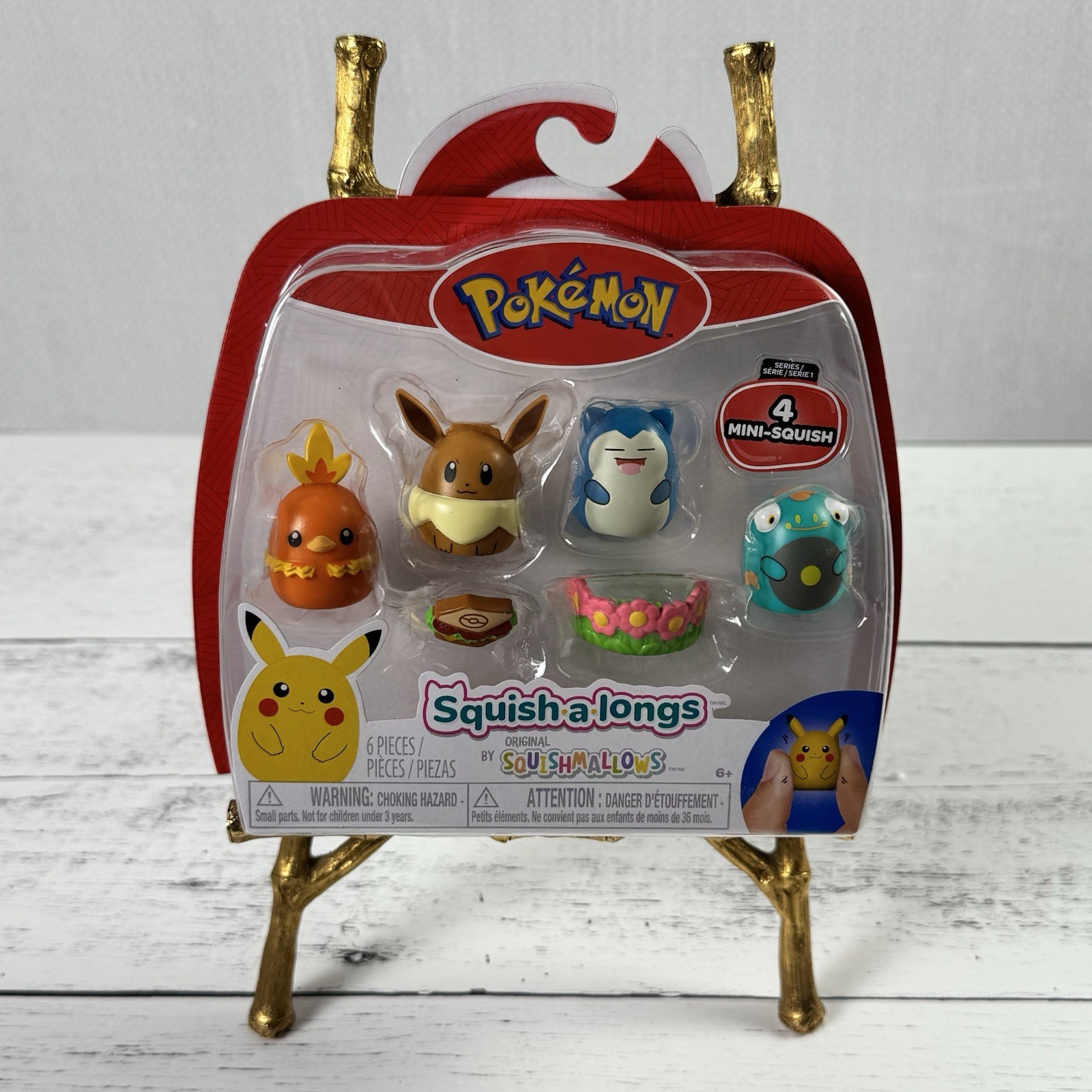 Squishmallows Lot of 2 Squishalongs Pokemon 4 Pack Pikachu Gengar Eevee More New