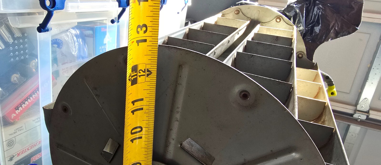 VINTAGE KARI-ALL METAL CAROUSEL PARTS HARDWARE KARI ALL PARTS ASSORTER ROTOBIN