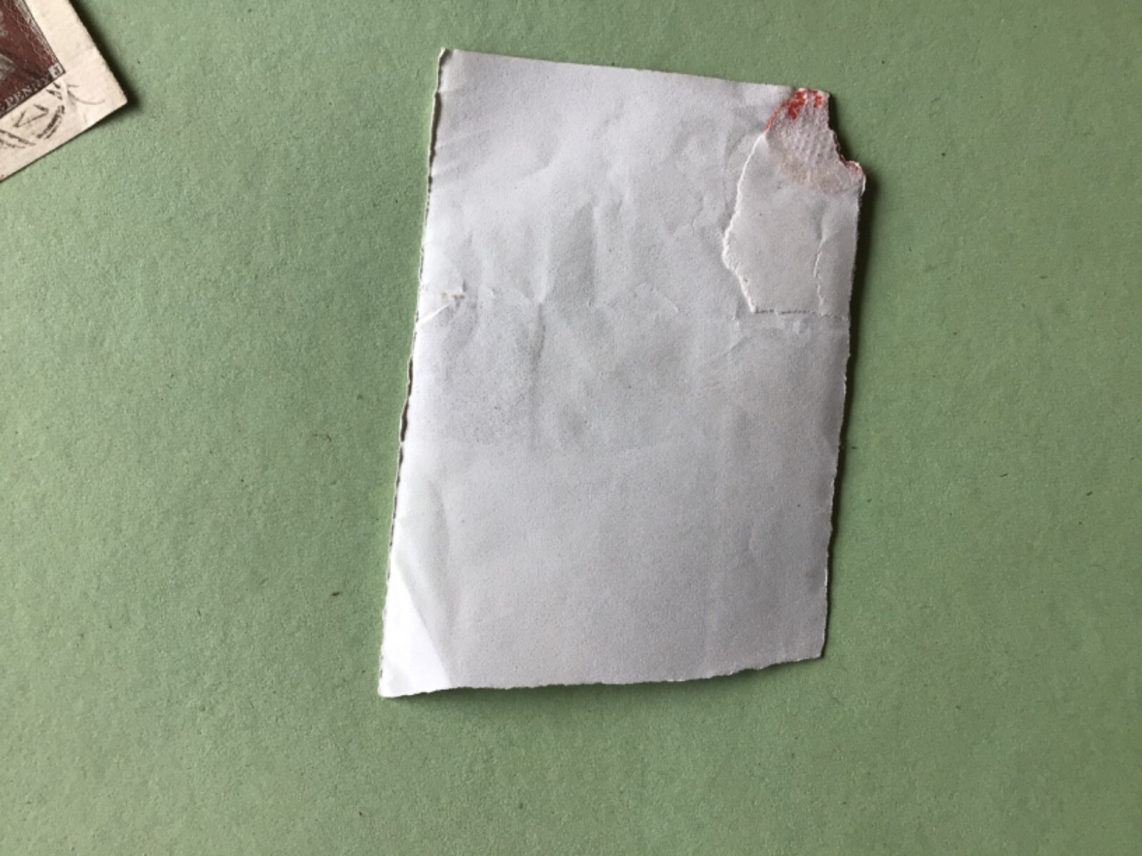 Penny red 1841 on part cover A6388