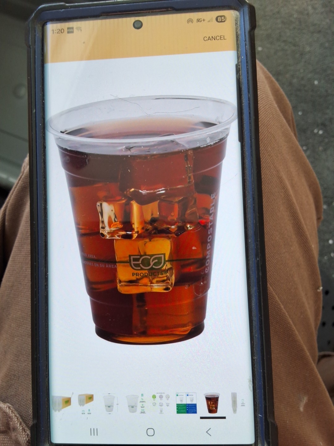 Eco-Products EPCC12GS 12 oz. GreenStripe Cold Cups - Clear (1000/Carton) New