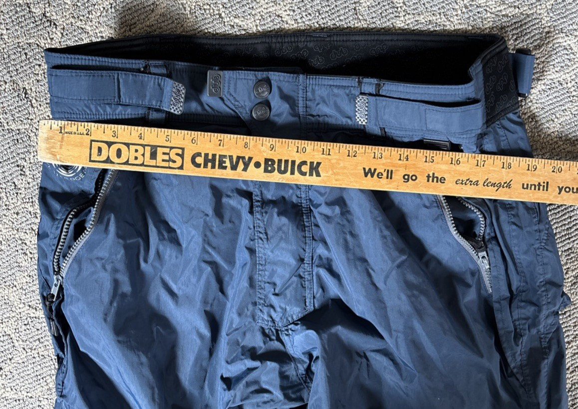 Dub Brand Weather Gear XL Blue Pants Oscillator Series Dubtex 20,000mm