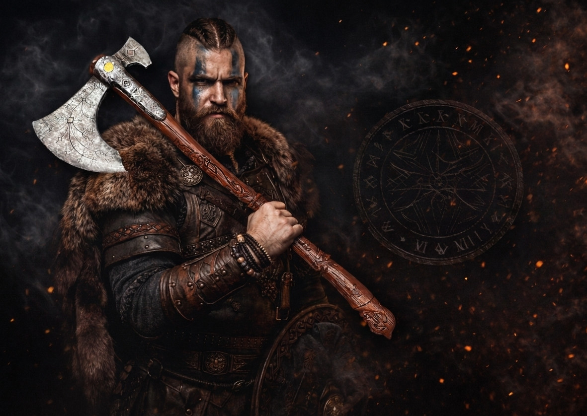 Fantasy Foam Axe Replica For Props and Cosplay Costumes