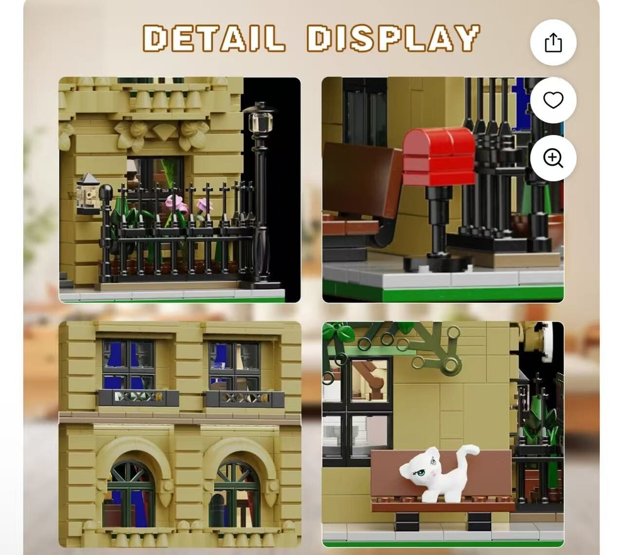 The Nanny House Building Blocks Set Sheffield's Home Model Toys Playset Gifts fo