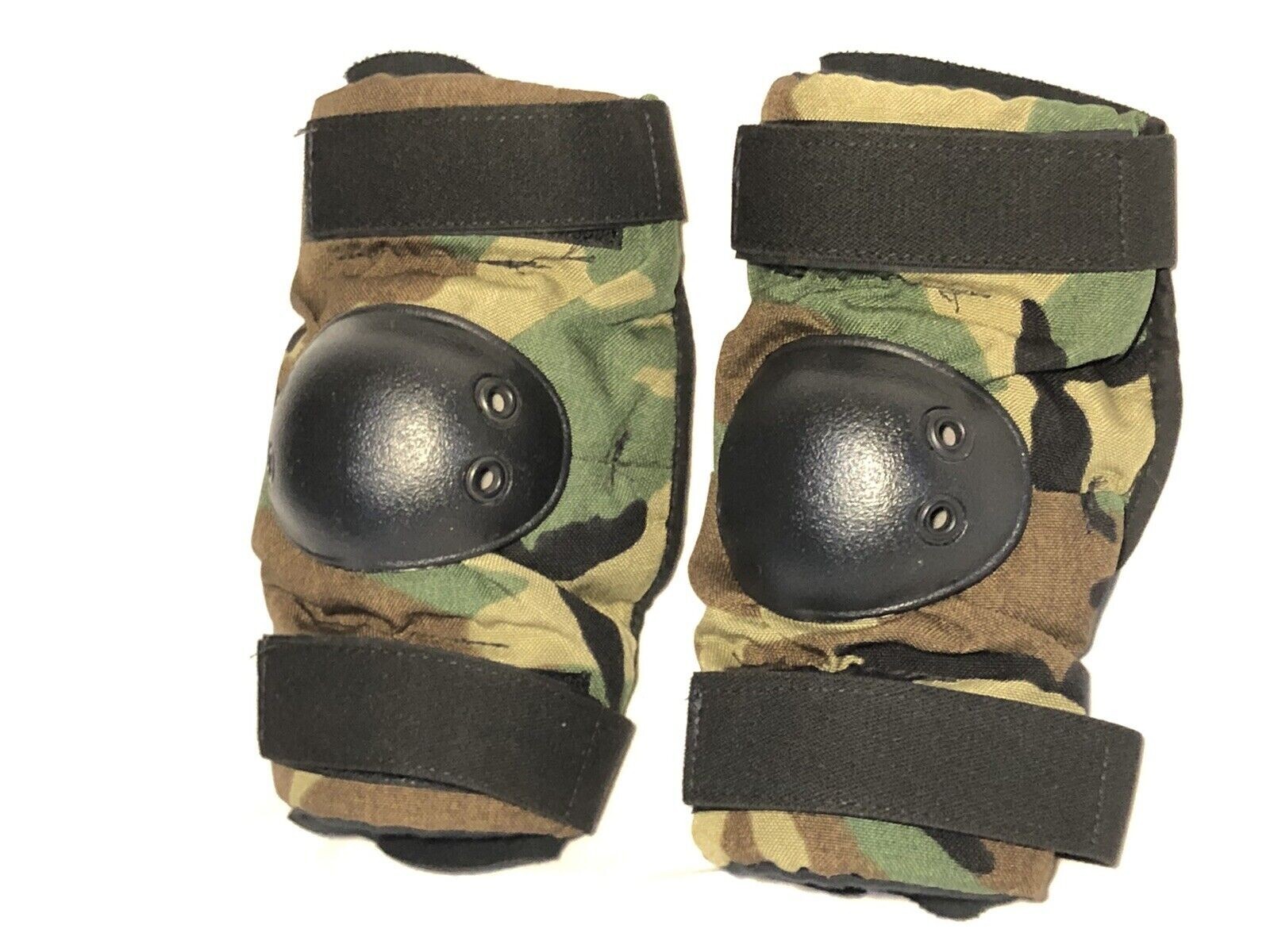 ELBOW PADS Bijans WOODLAND Camo USGI US Army Military MEDIUM NEW