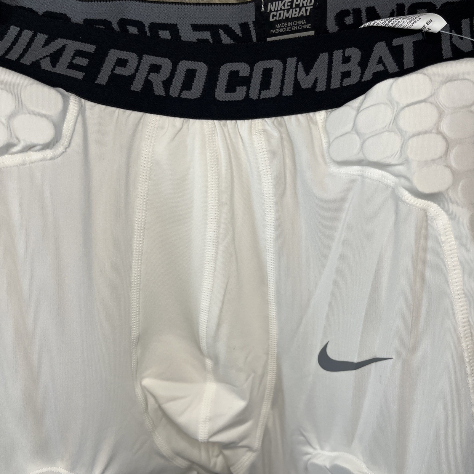 Nike Pro Combat Mens Padded Compression Shorts White XL FREE SHIPPING