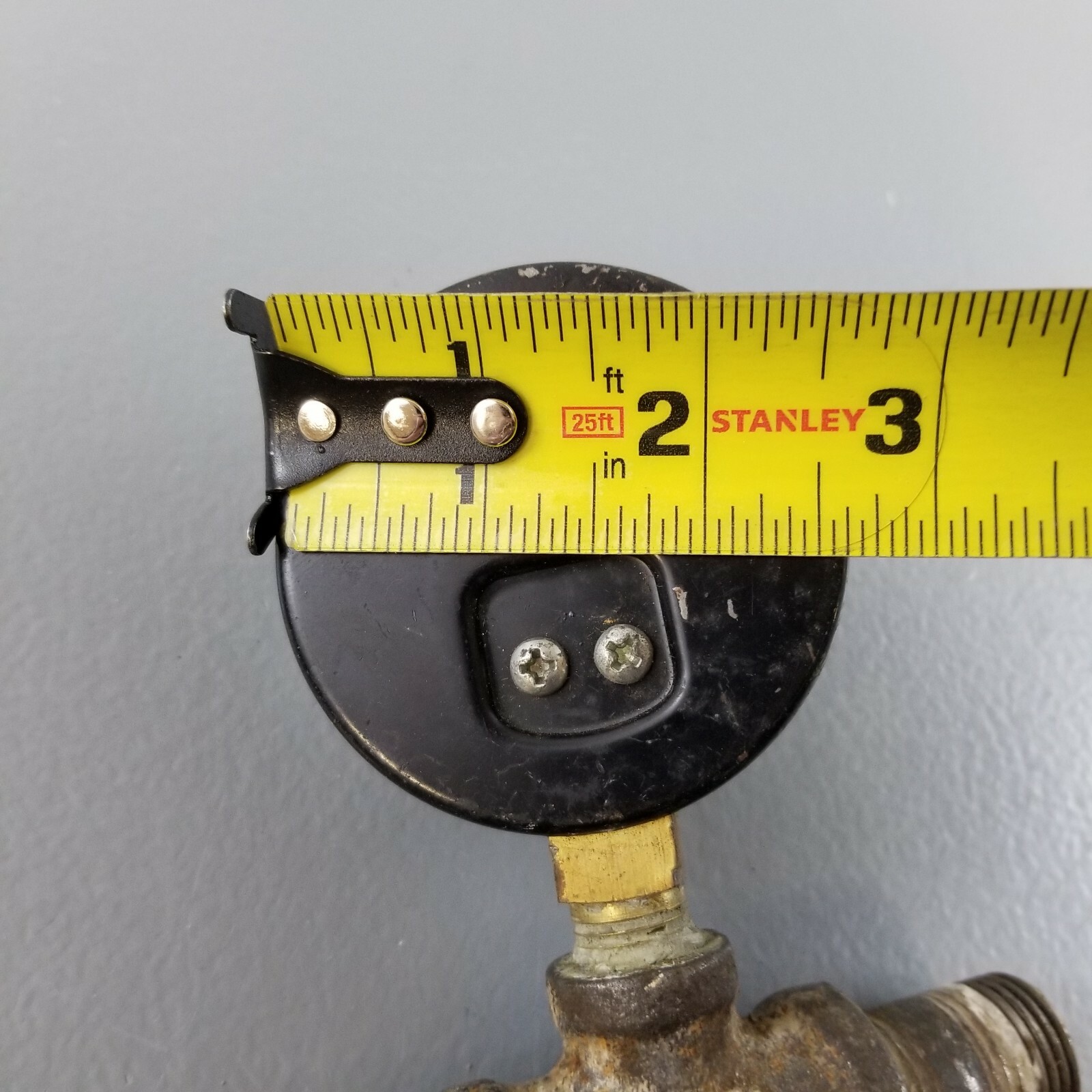 Vintage US Gauge Glass Face Pressure Industrial Decor Hardware 10889-1 Steampunk