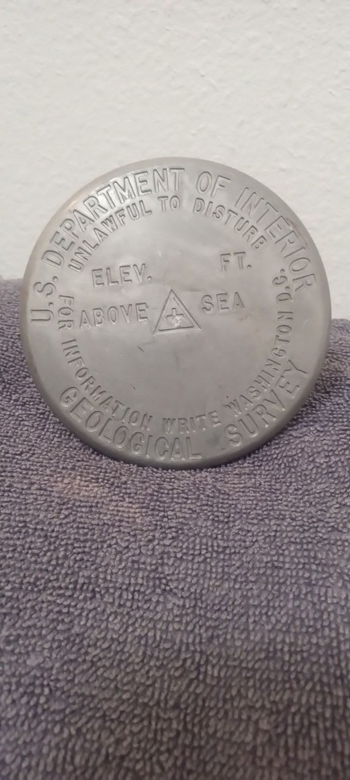Geological Survey U S Dept Of Interior Survey Marker