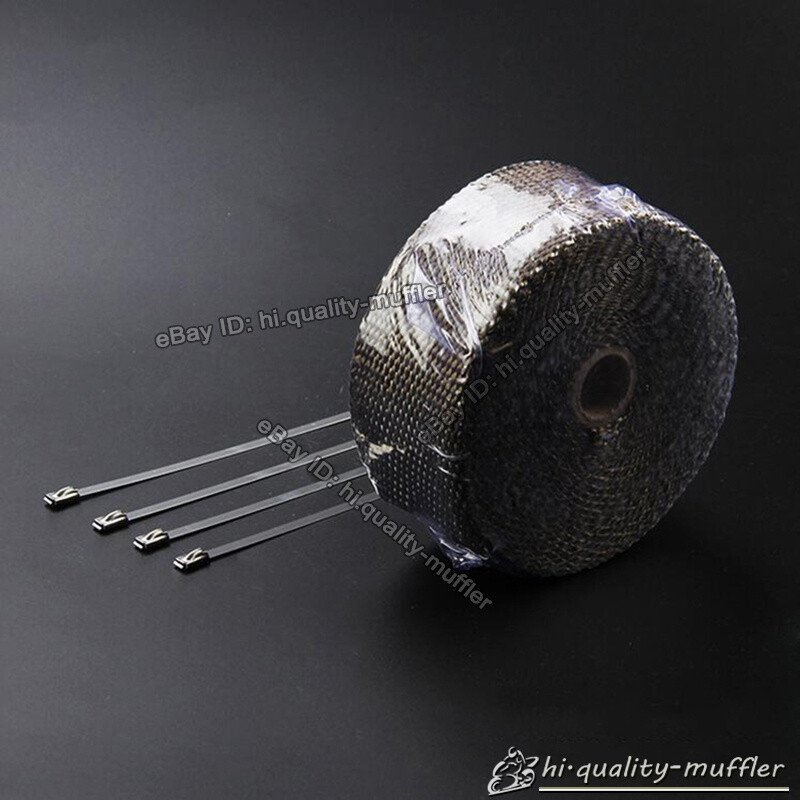 EXHAUST HEADER TURBO MANIFOLD PIPE LAVA HEAT SHIELD WRAP TAPE 16.5 FT * 2"