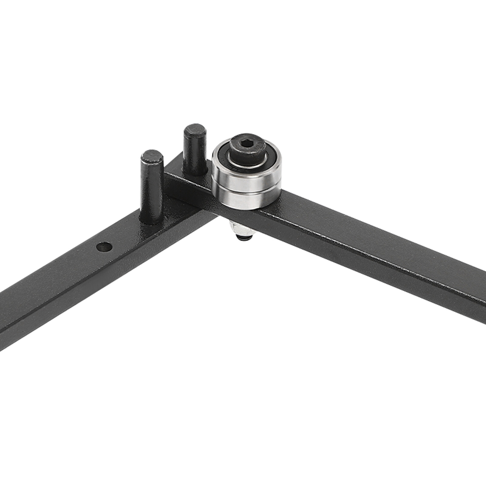 Hand Bender 2-10mm Manual Bending Bender Mini Flat Bar Rod Bender 180° 45# Steel