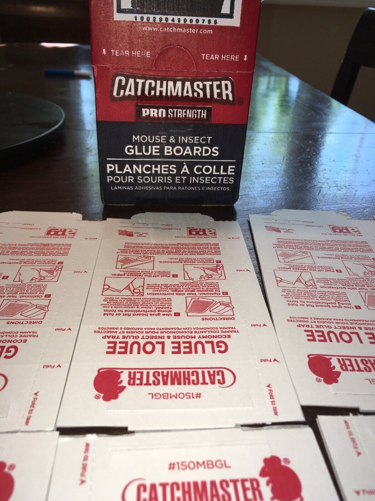 10x Catchmaster Gluee Louee Mouse Insect Glue Traps Boards. 10 Pack. Free Ship!