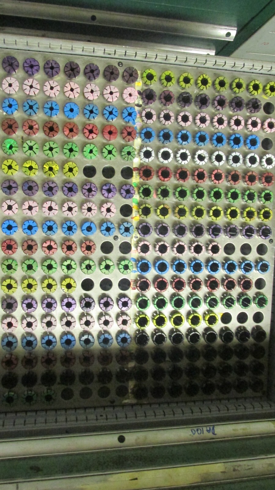 DA180 Collet Select Size from Drop Down List