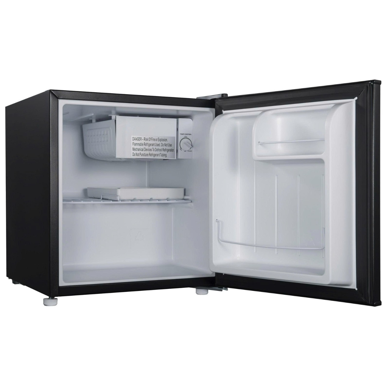 Galanz 1.7 Cu ft Single Door Mini Fridge GL17BK, Black, New