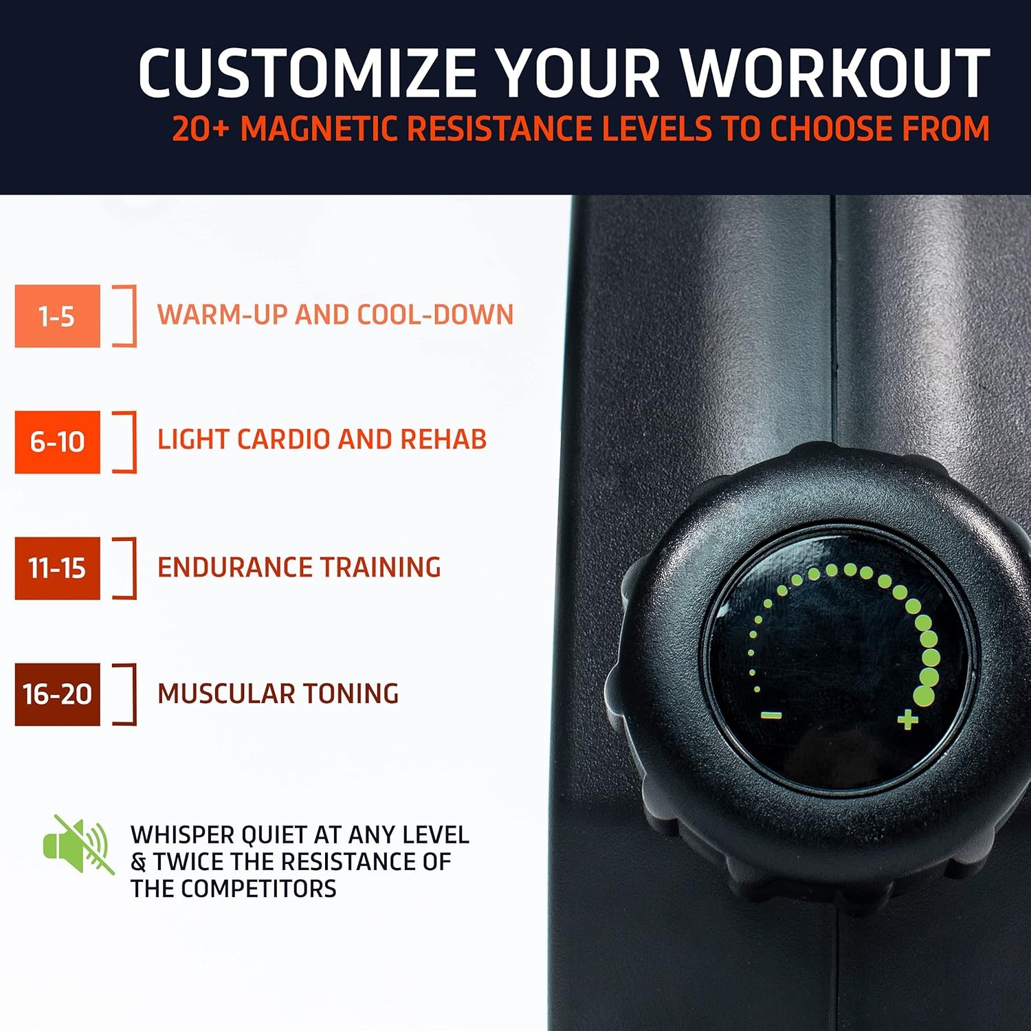 MagneTrainer-ER Mini Exercise Bike Arm and Leg Exerciser