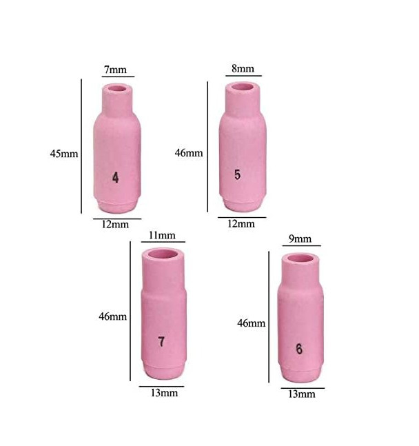 68pcs TIG Torch Consumables Accessories KIT for TIG Welding Torch PTA DB SR WP 1