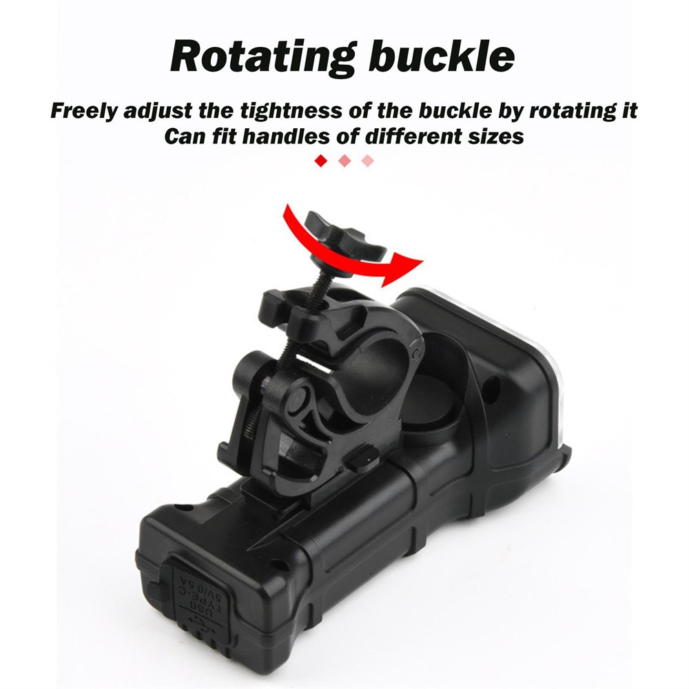 Rechargeable LED Mountain Bike Lights 90000LM Bicycle Torch Front &Rear Lamp