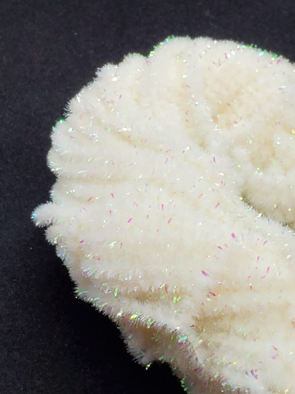 WHITE PEARL New Age Chenille 4 Yards Fly & Jig Tying Material You Pick Size