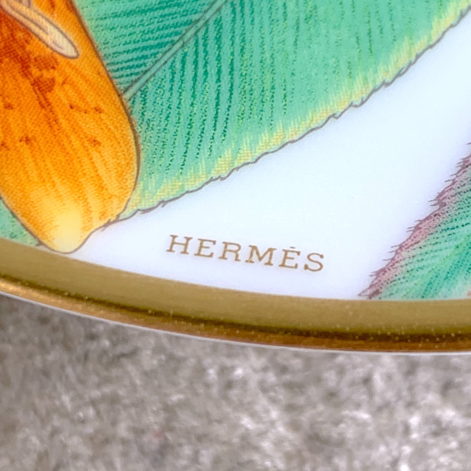 Hermes Demitasse Cup & Saucer Passifolia Porcelain Tableware Botanical 2 Sets