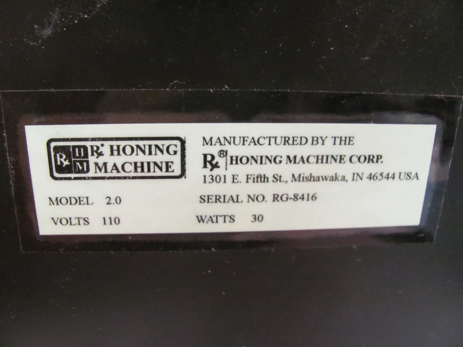 Rx Honing Machine System II