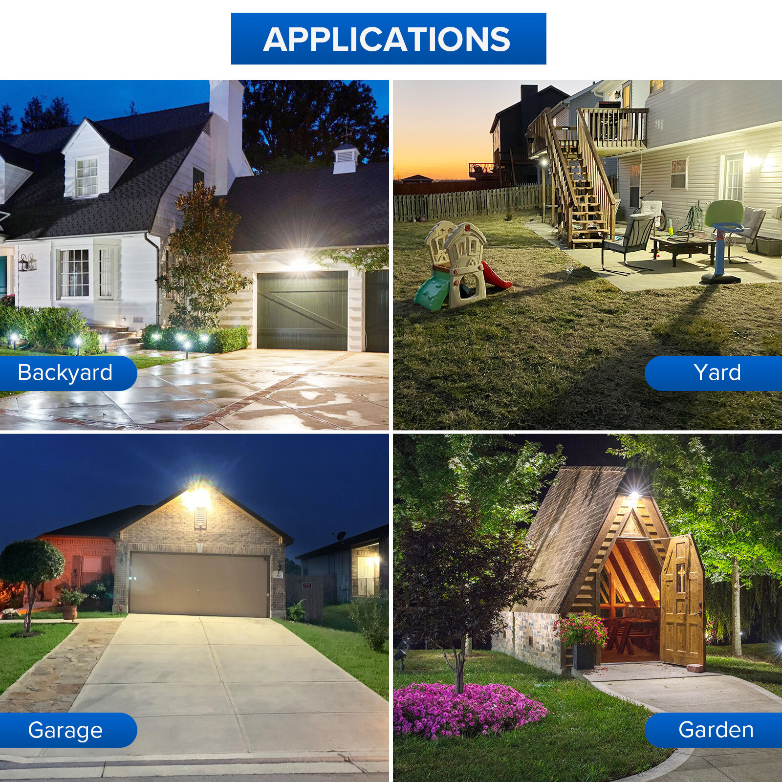 SANSI 30W 3400lm LED Security Lights Motion Sensor Night Spot Light Area Light