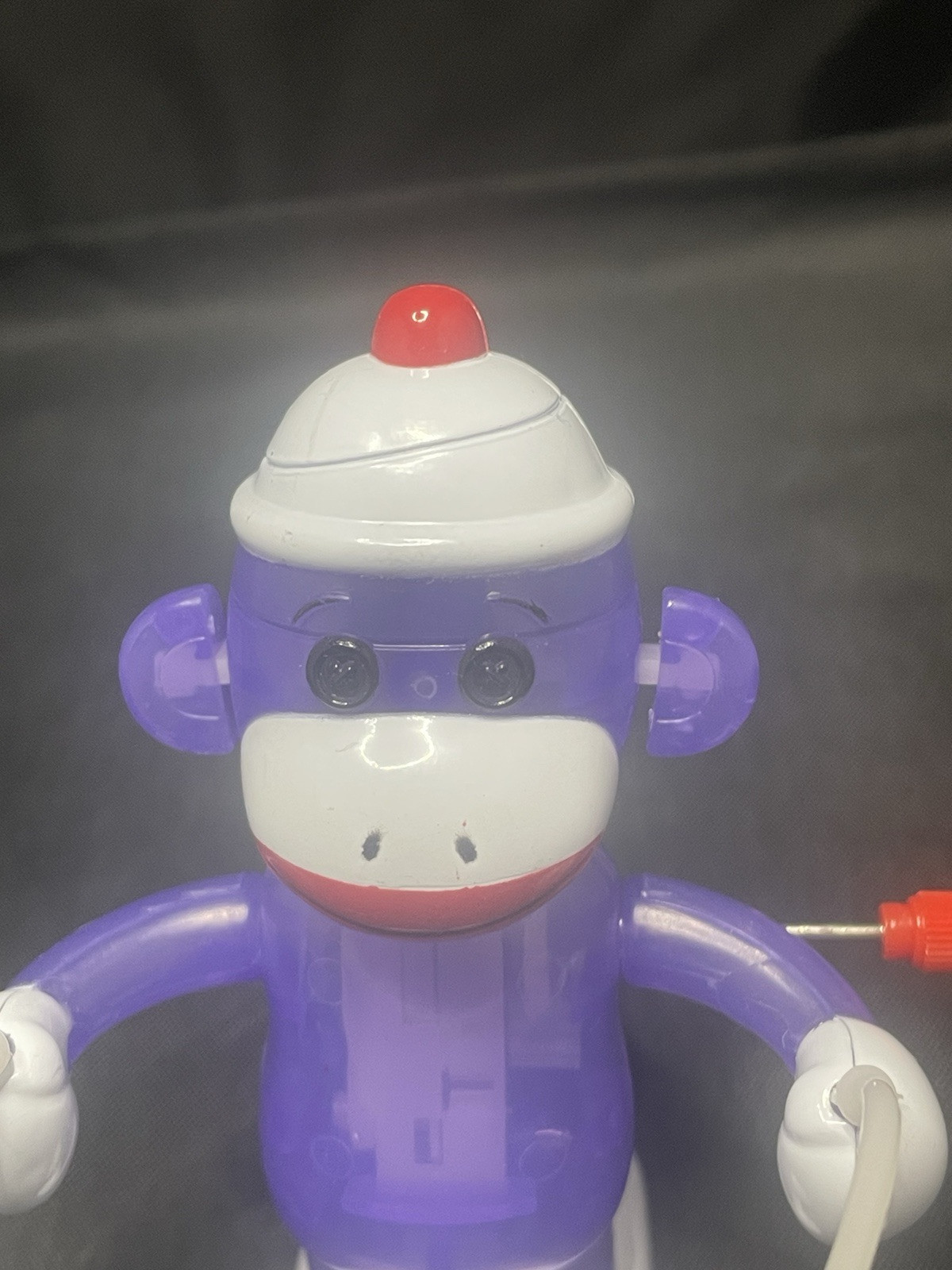 Sydney Z Wind Ups The Sock Monkey Mini Windup Toy Purple Tested Works