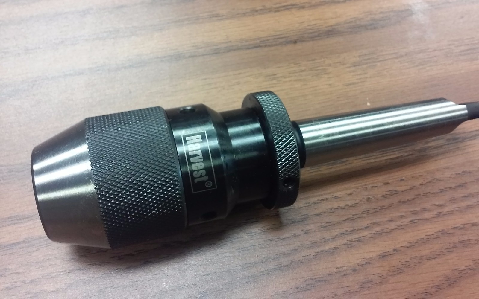 CME/HARVEST 3/8" heavy duty KEYLESS DRILL CHUCK W. MT2, Morse Taper 2 shank--NEW