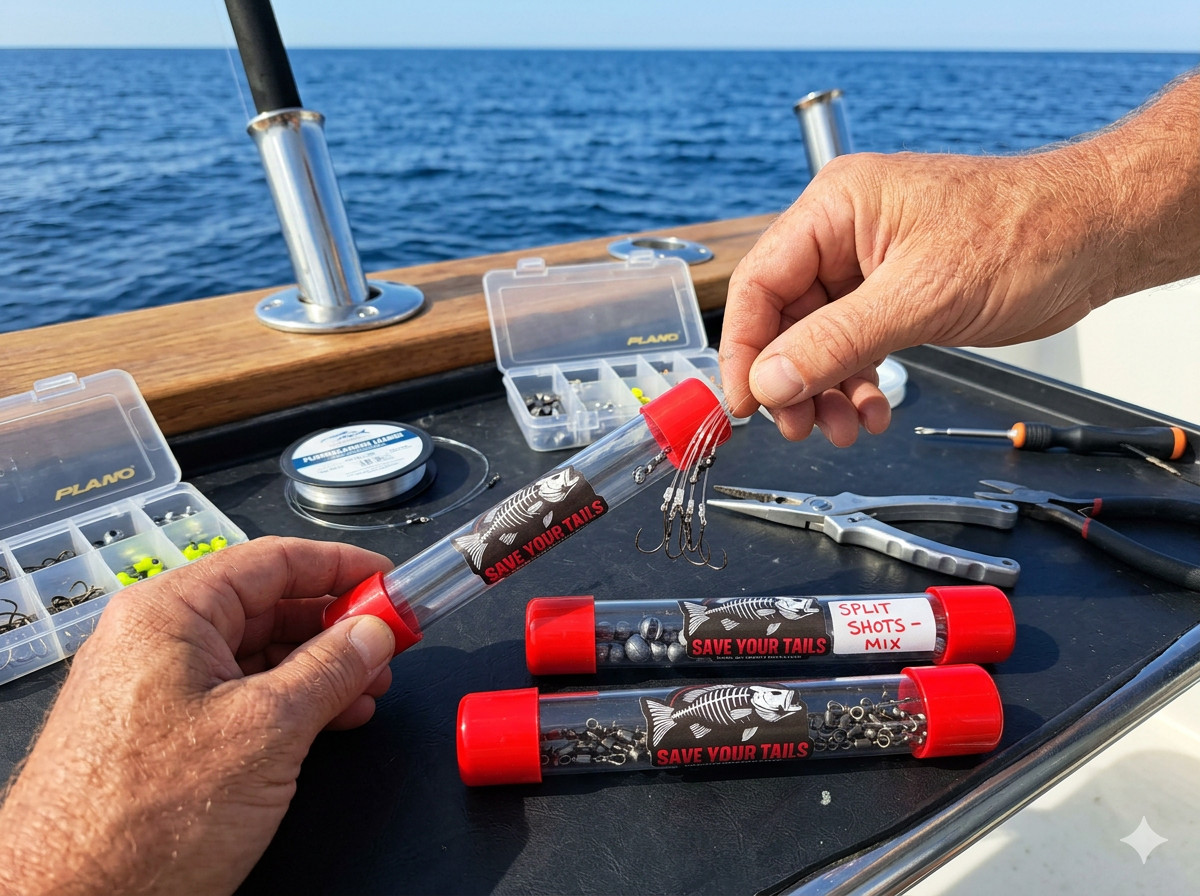 3/4" x 6" Finesse Series Tackle Tube™ 3-pack.  Easy Terminal Tackle Storage