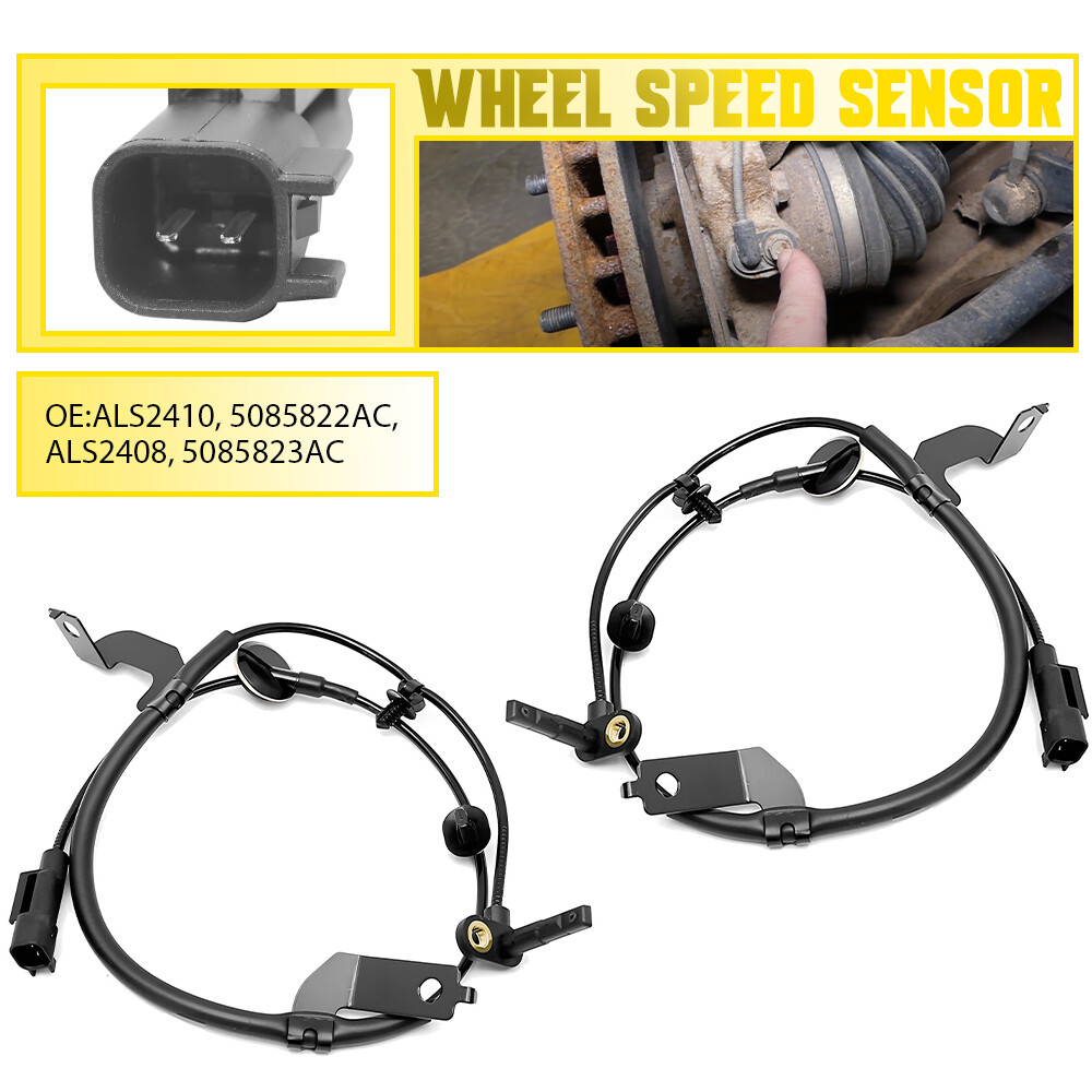 2X ABS Wheel Speed Sensor Front Right & Left For 2011 2012 13-2019 Dodge Journey