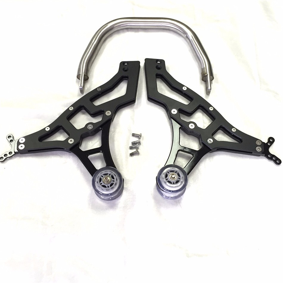 HTTMT Black Universal Racing Sport Rear Combo Wheel Lift Stands Paddock Stands