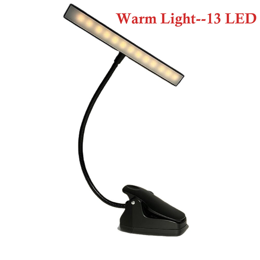 Rechargeable 26 LED Music Stand Light Clip-On Orchestra Light Book Lamp Musician