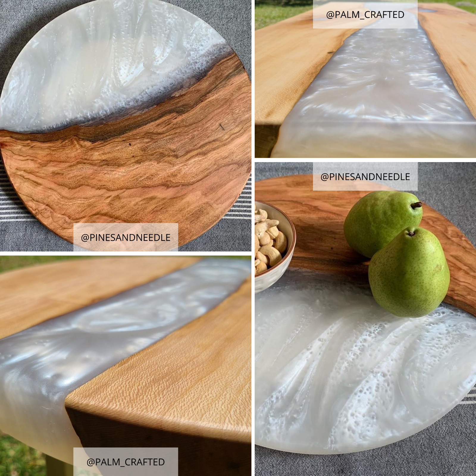 MEYSPRING White Pearl Mica Powder for Epoxy - Two Tone Resin Color Pigment