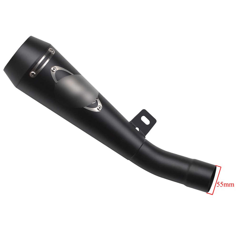 Slip On Motorcycle Exhaust Muffler Pipe For Kawasaki Ninja ZX6R ZX636 2009-2022