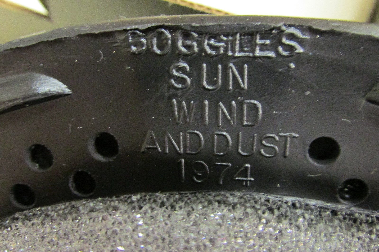 US Military Sun Wind and Dust Goggles w/ Ballistic Lens MSA Eye Protection NOS