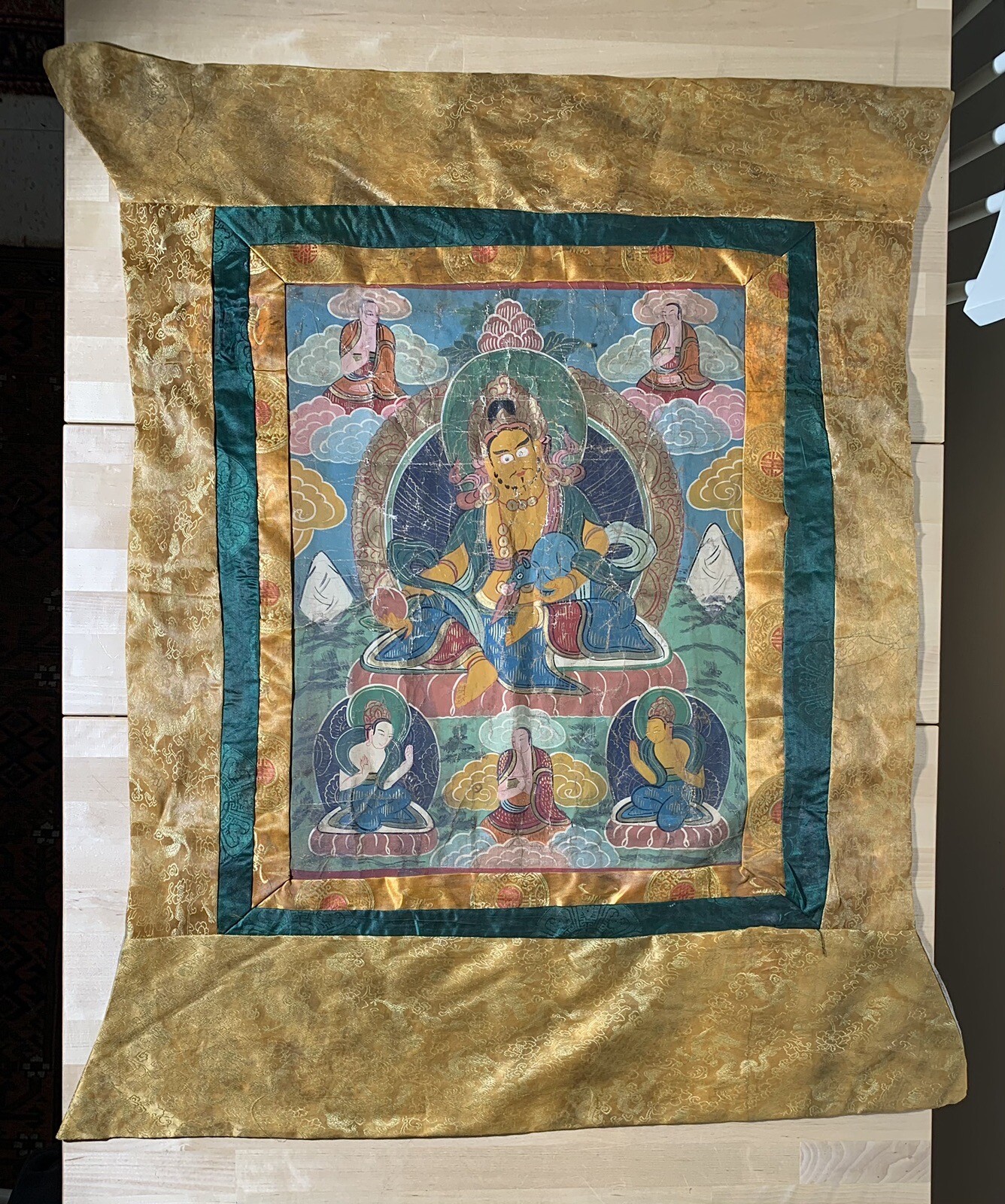 ANTIQUE TIBETAN THANGKA PAINTING