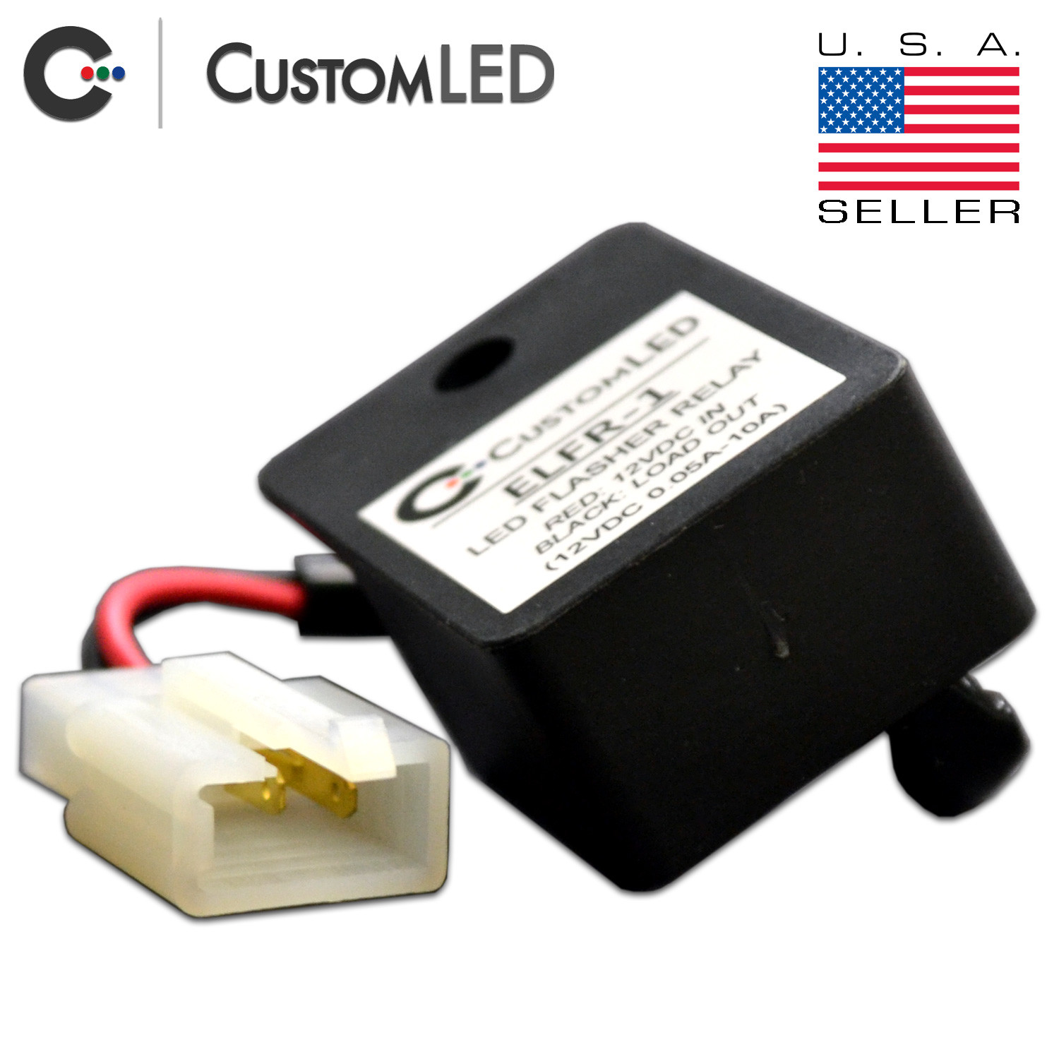 LED Flasher Relay ELFR-1 *FAST BLINKER FIX* Plug and Play with OEM Connector