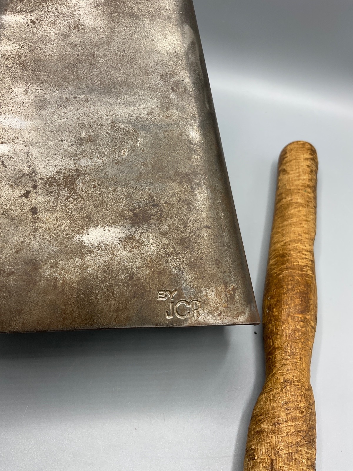 Vintage JCR Percussion Cowbell Bronx NY by J.C.R. with Stick