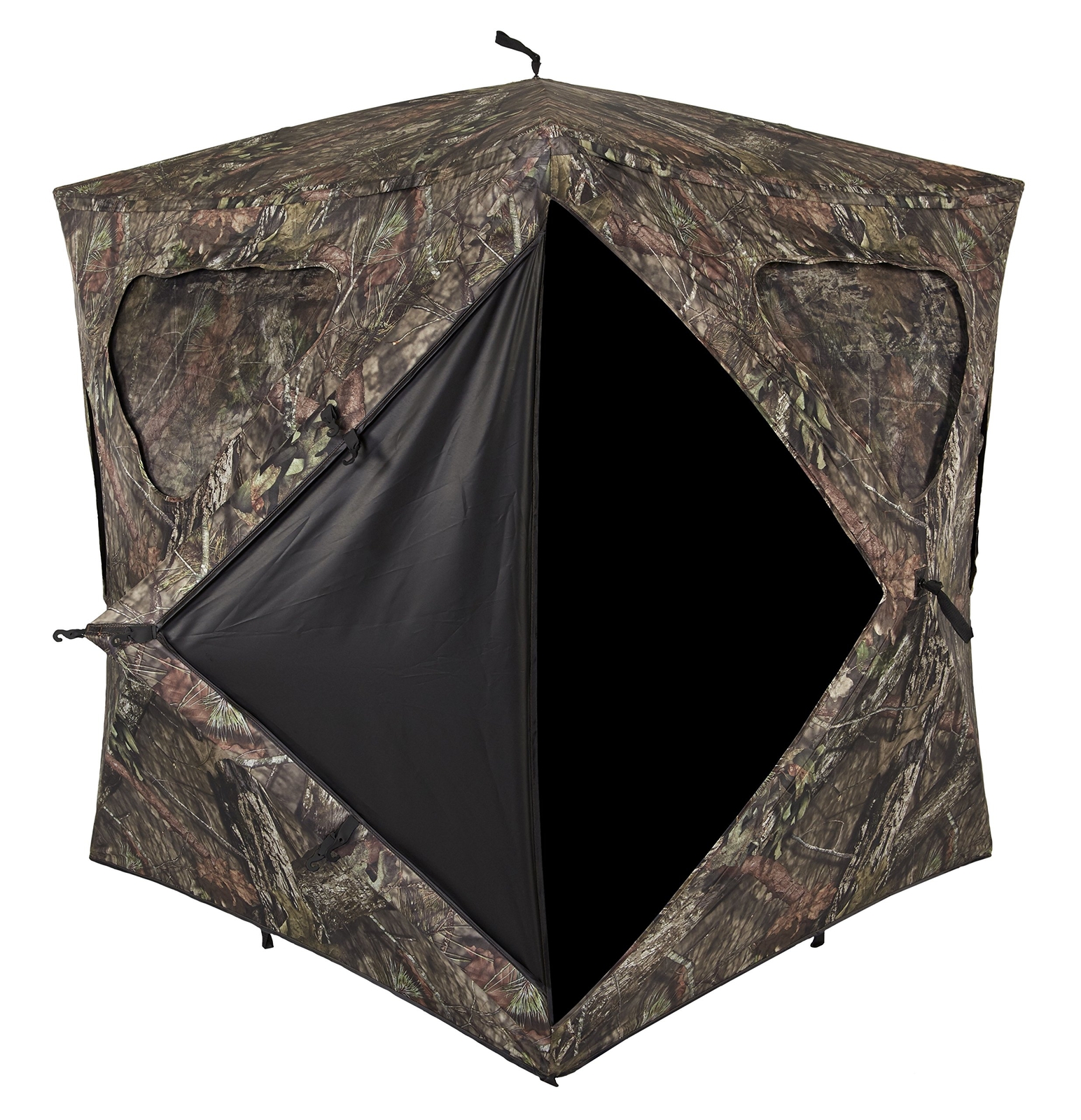 Ameristep AMEBF3007 Silent Brickhouse Fire Retardant Ground Blind -Mossy Oak