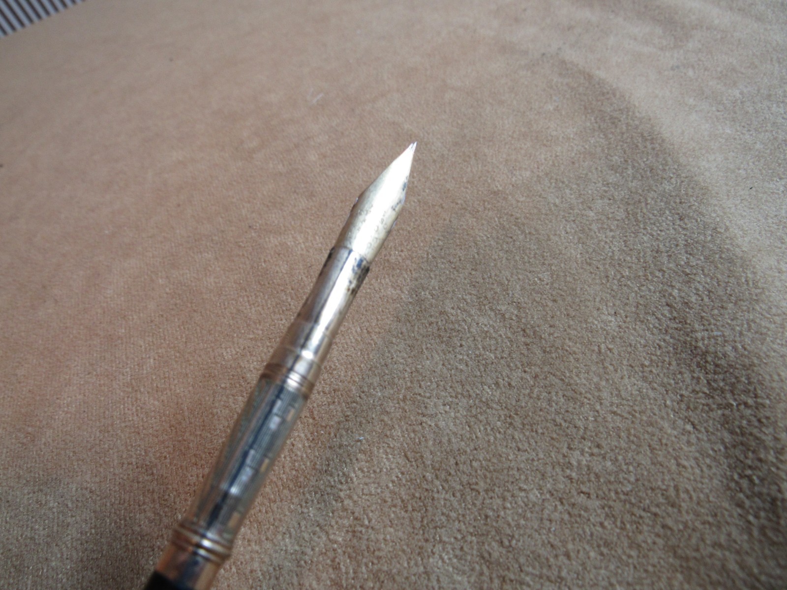 E.S. Johnson Antique Dip Pen #4 Nib Gold 1860s