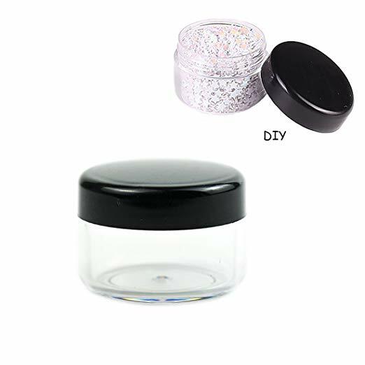 50 Pcs 5 Grams Cosmetic Empty Sample Small Containers Jar Makeup Lip Balm 5ml US