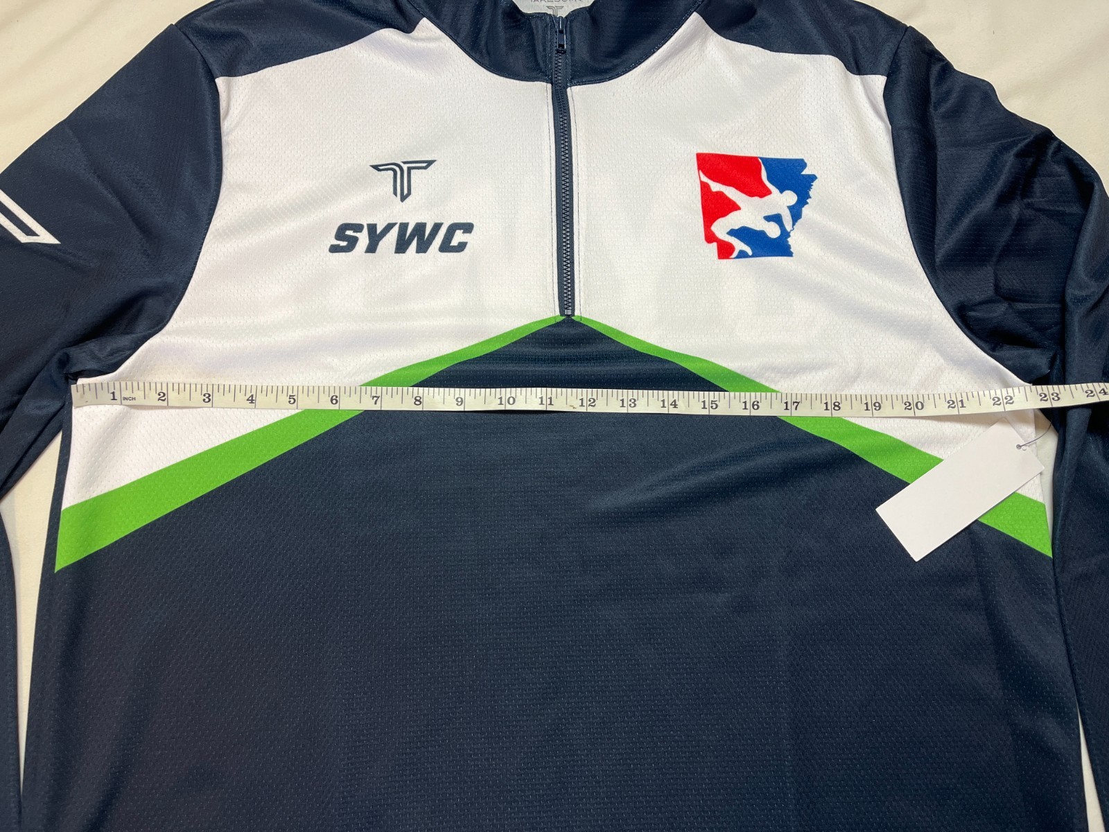 NWT Takedown Southern Youth Wrestling Club Quarter Zip Long Sleeve, Navy - XL