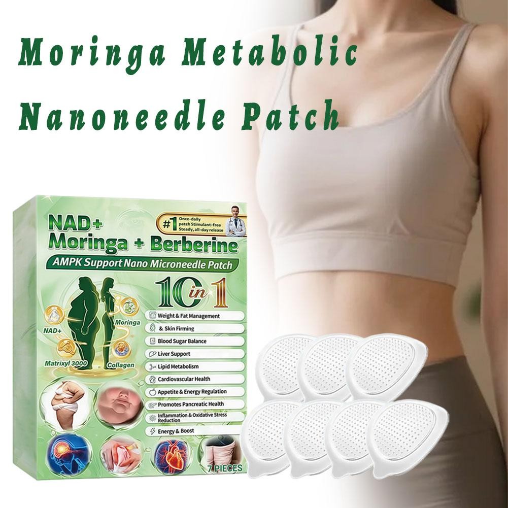 Moringa Berberine 10 in 1 Advanced Nano Microneedle Patch Weight Loss -