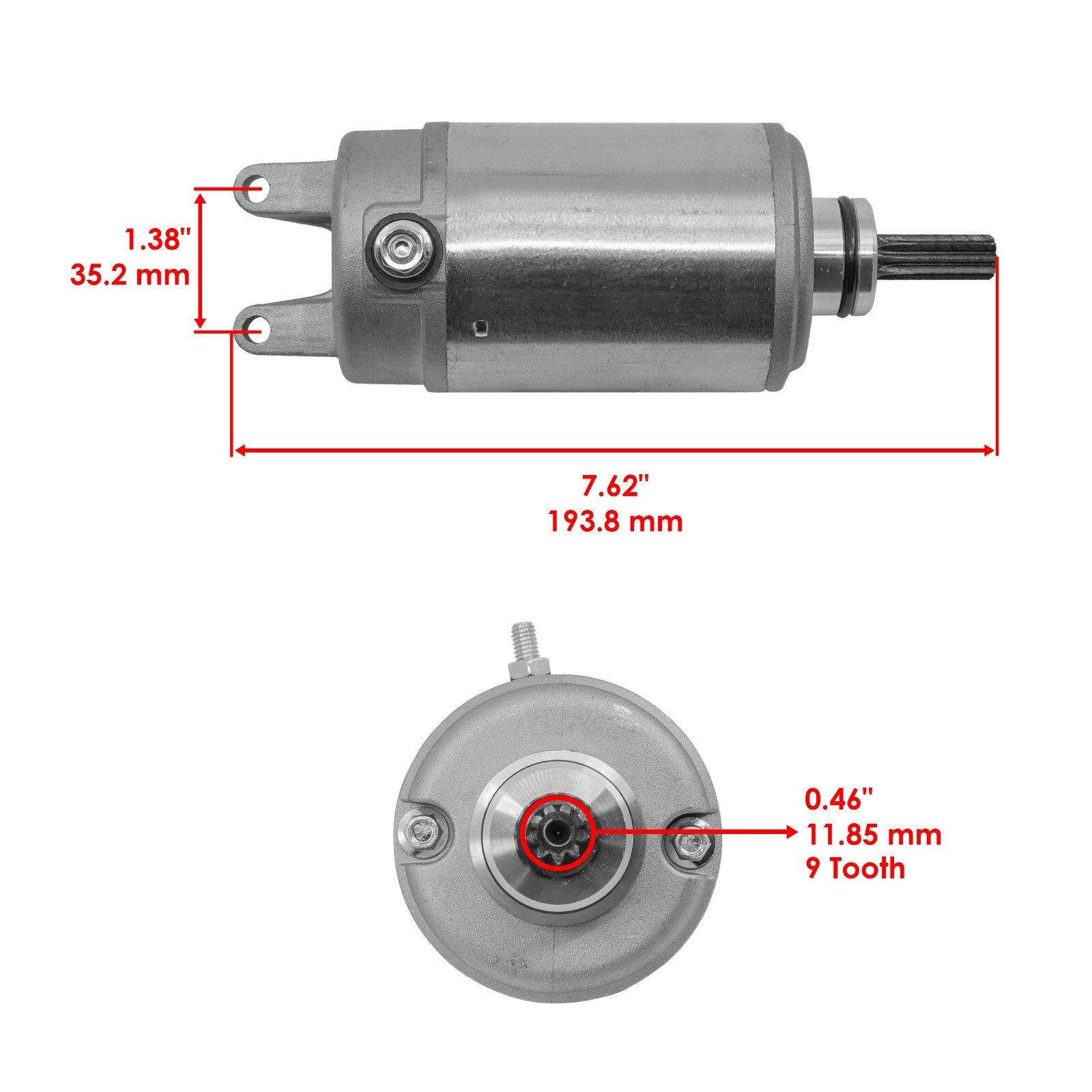 Starter for Suzuki GSX 1300R GSX1300R Hayabusa 1300 2008-2024