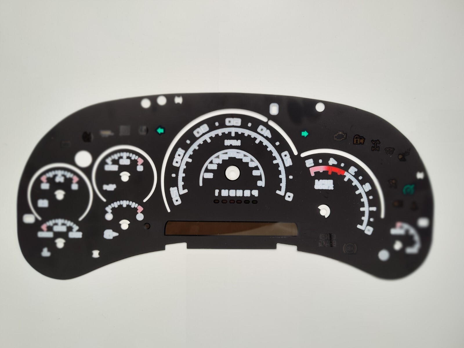 Escalade Gauge Face LED Edition for Silverado Sierra 2006 2007 Diesel Clusters