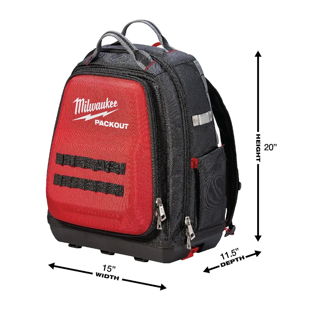 Milwaukee 48-22-8301 48-Pocket Tear-Resistant PACKOUT Modular Storage Backpack