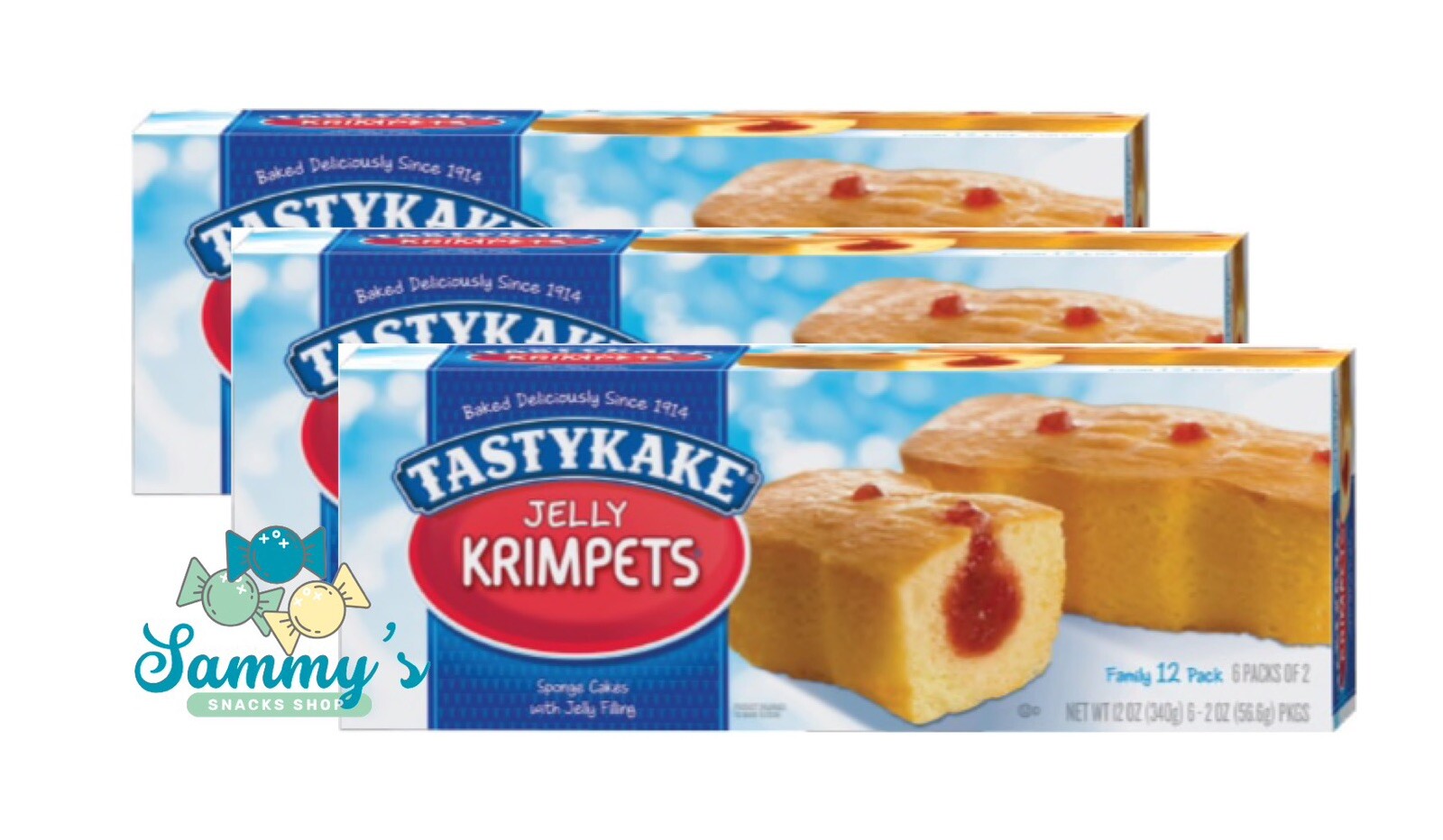 Tastykake Jelly Krimpets 3 Boxes